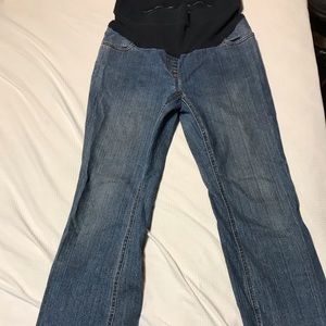 Motherhood maternity denim jean!